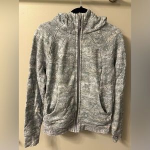 Lululemon grey zip up hoodie